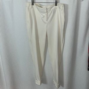 Express cropped cream Editor pants size 8